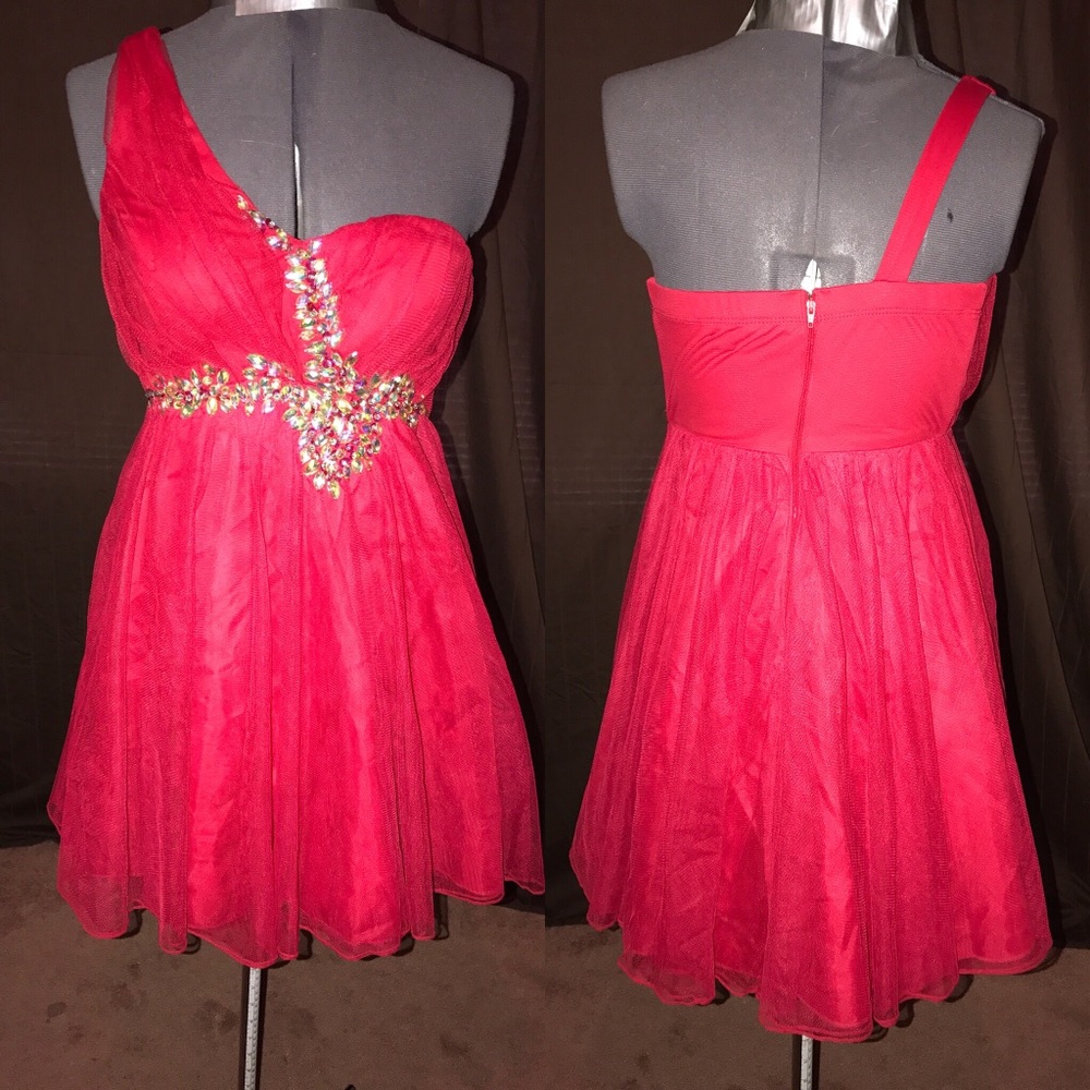 Red One should dress cocktail dress
